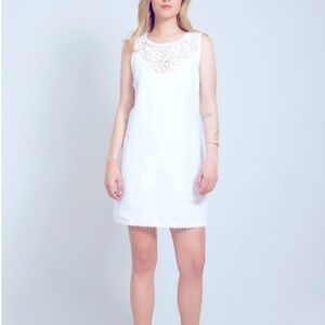 DS Pure Linen White Dress NWT Size S